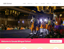 Tablet Screenshot of garudabilingualschool.com